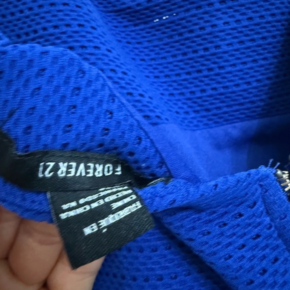 Forever 21 Royal Blue Textured Mini Dress - Picture 3 of 5